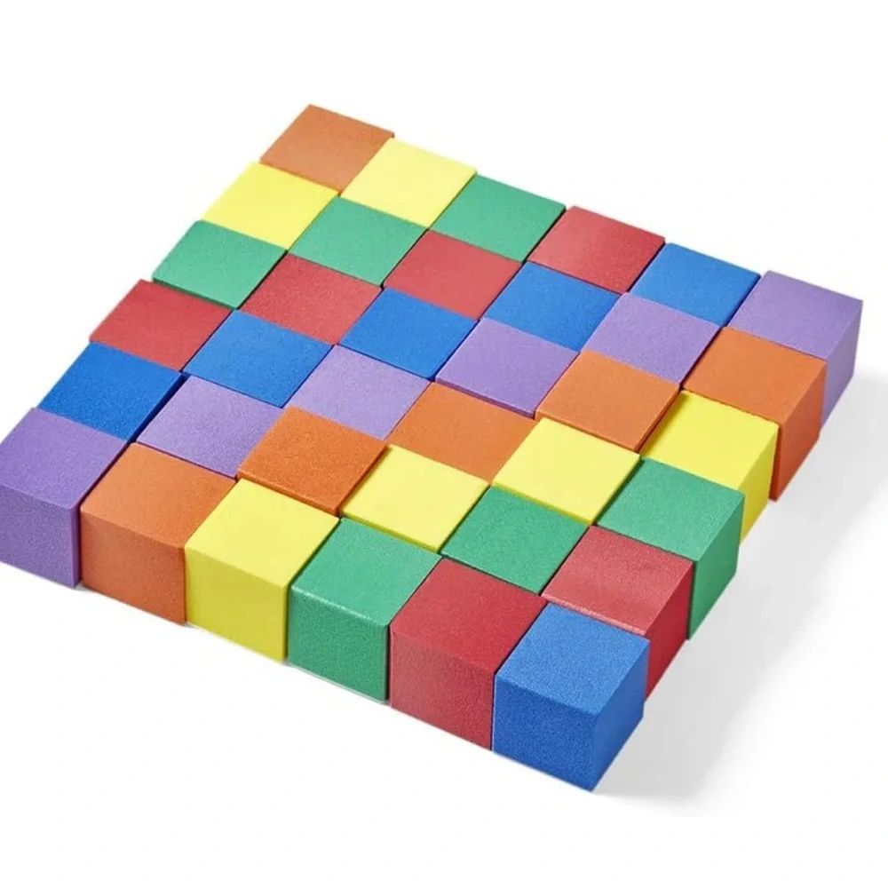 Hand2Mind Foam Counting Cubes – 102 Piece Set (1”) – NEW